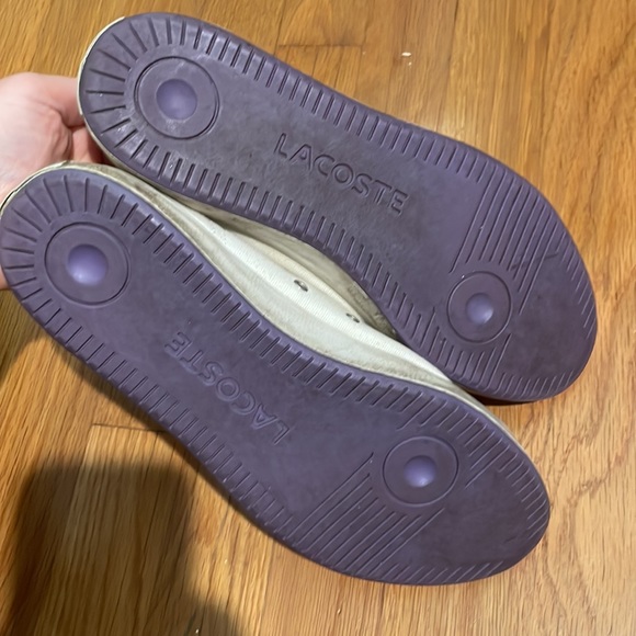 White Lacoste logo sneaker - Picture 3 of 6